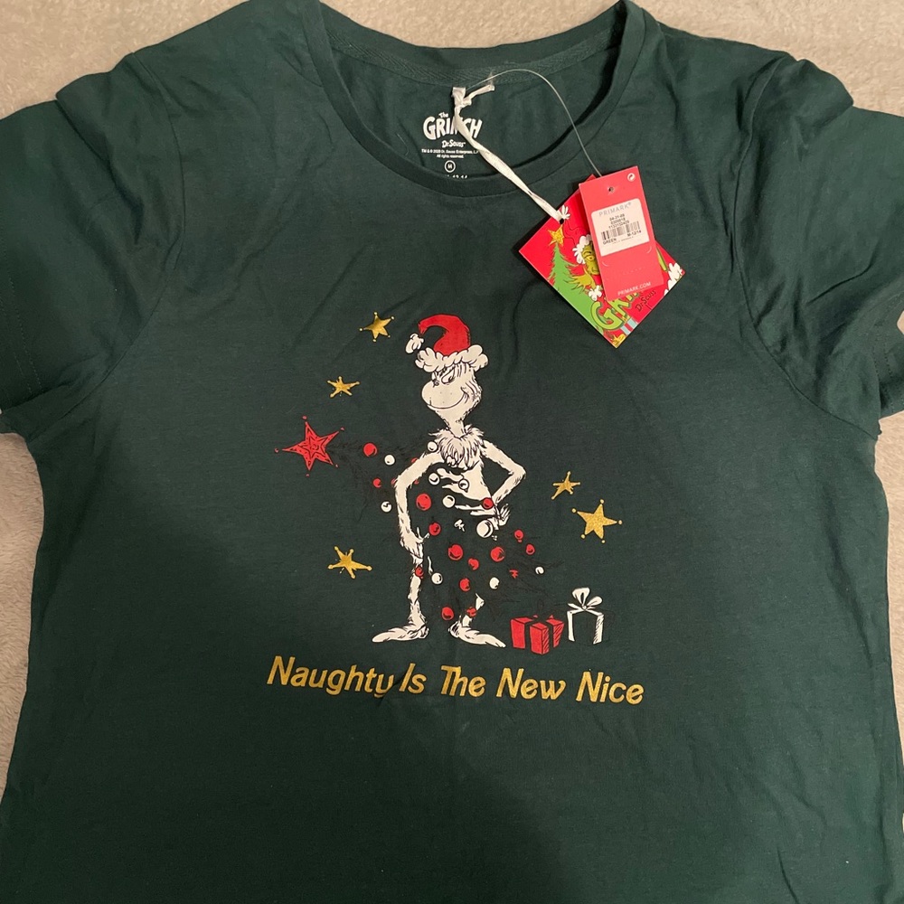 Dark green grinch womens shirt